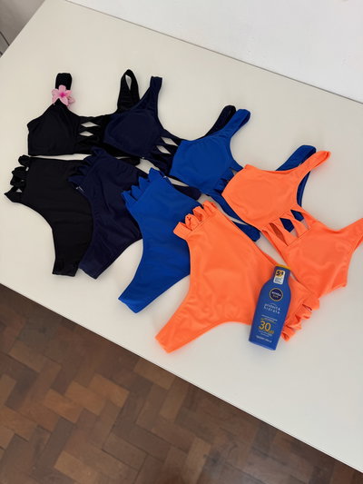 Bikini tiro alto- 4 colores