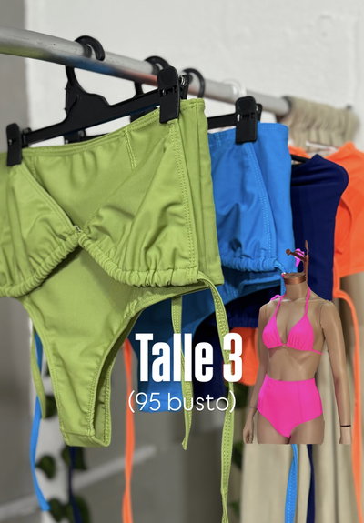 Bikini Tiro alto (TALLE3) 