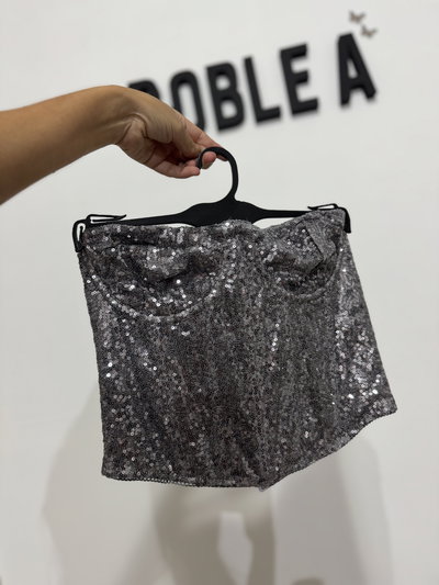 Corset lentejuela(3 colores)