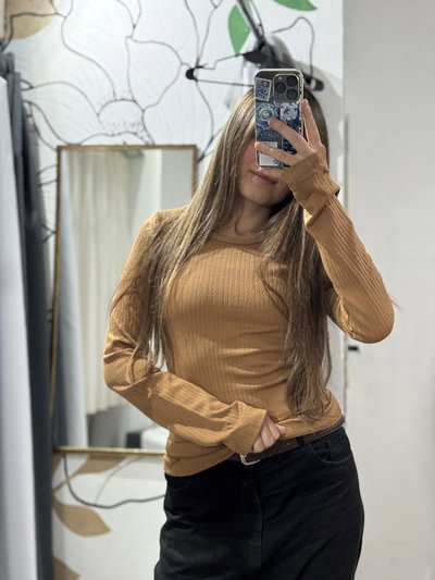 Camiseta térmica premium #Terracota