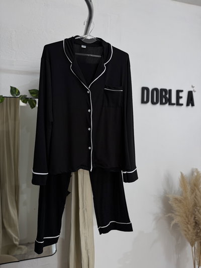 Pijama vicky premium#black 