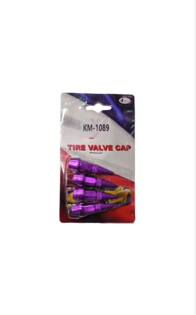 TAPA VALVULA PUNTA X4 VIOLETA