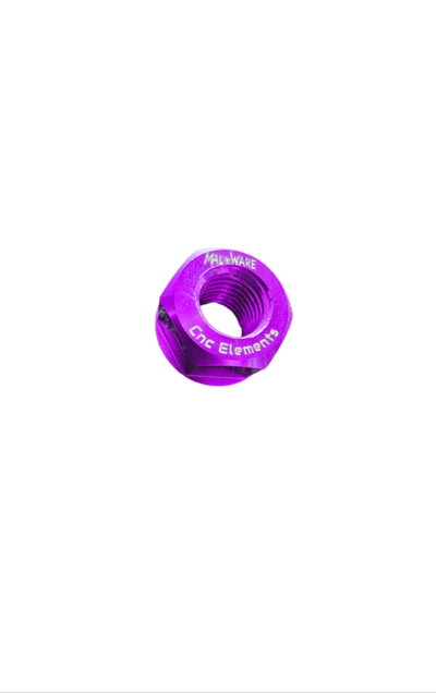 TUERCA ANODIZADA M10 VIOLETA MW