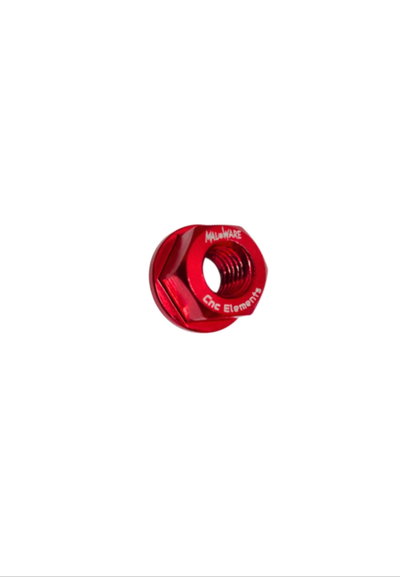 TUERCA ANODIZADA M8 ROJO MW