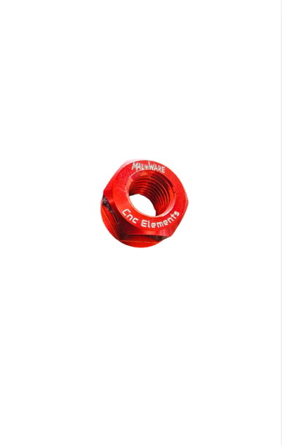 TUERCA ANODIZADA M10 ROJO MW