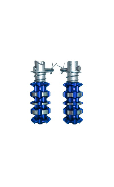 PEDALIN TRASERO ALUMINIO AZUL