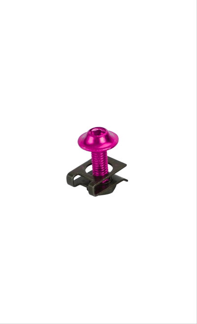 TORNILLO FUCSIA+TUERCA CLIP