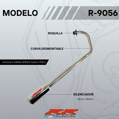 ESCAPE RR PARA 150 MOTORES VARILLEROS COMPETICION