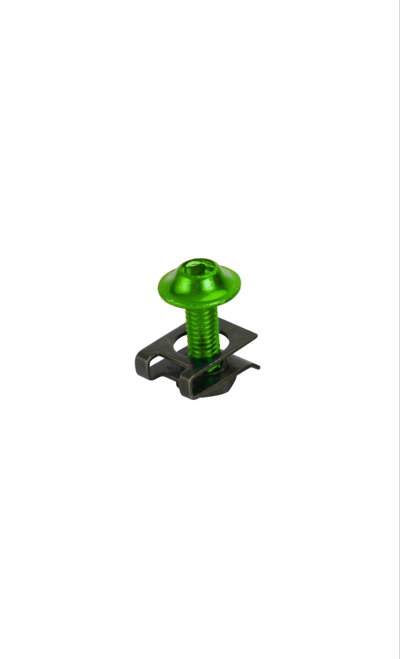 TORNILLO VERDE+TUERCA CLIP