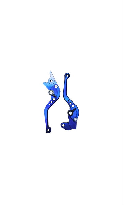 MANIJAS FRENO Y EMBRAGUE REGULABLE AZUL 