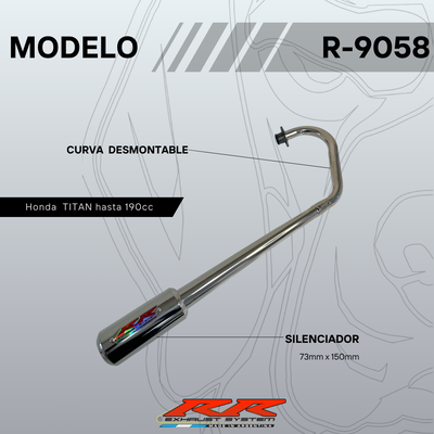 ESCAPE RR TITAN 150 NEW/ESD COMPETICION