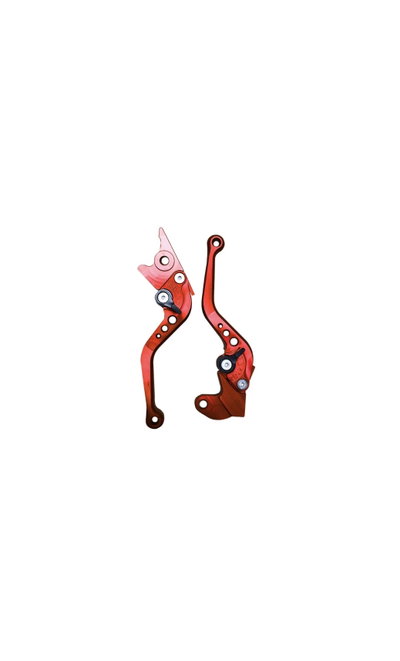 MANIJAS FRENO Y EMBRAGUE REGULABLE ROJO