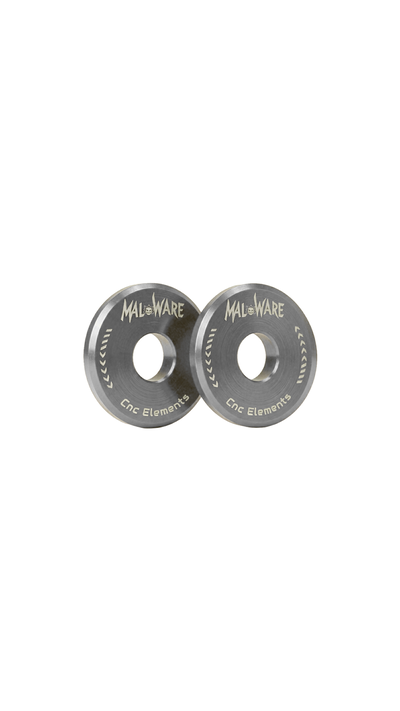 PAR ARANDELAS AMORTIGUADOR MW PLATA