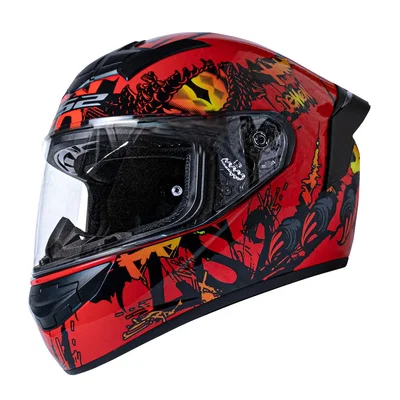 CASCO LS2 ROOKIE DEMON ROJO 