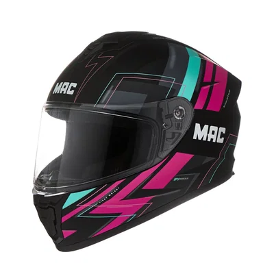 CASCO MAC STARTERV RAVIS ROSA/NEGRO MATE 