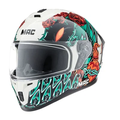 CASCO MAC VOLT LOVEPREDATOR VERDE BEIGE/BRILLO
