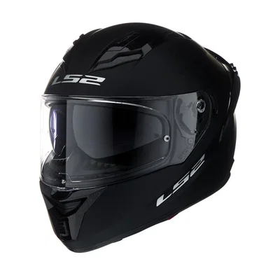 CASCO LS2 FUSION SOLID NEGRO MATE