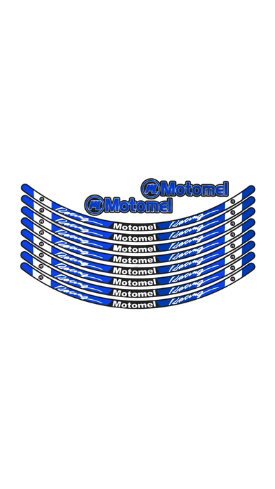CINTA UNIVERSAL AMBAS RUEDAS MOTOMEL AZUL/NEGRO V1