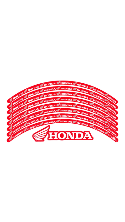 CINTA UNIVERSAL AMBAS RUEDAS HONDA ROJO