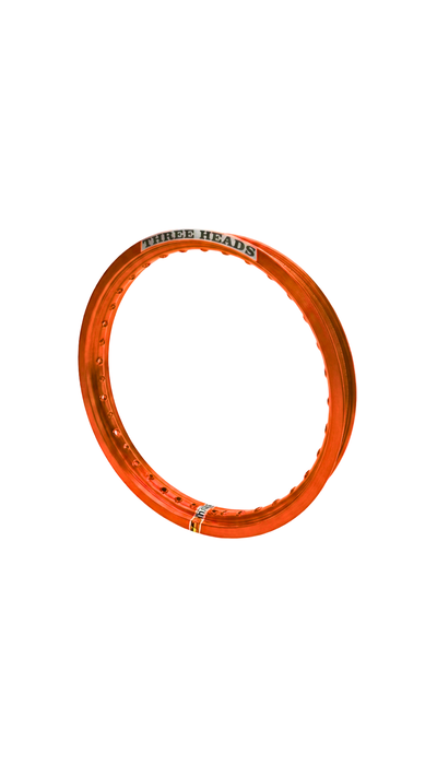 JGO AROS LLANTA 160 X 17 NARANJA THREE HEADS