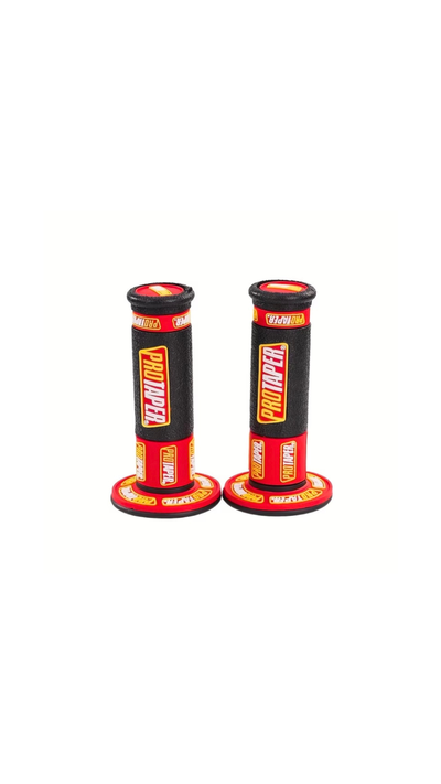 MANOPLAS PROTAPER ROJO C/AMARILLO V2 (SIN TUBO)