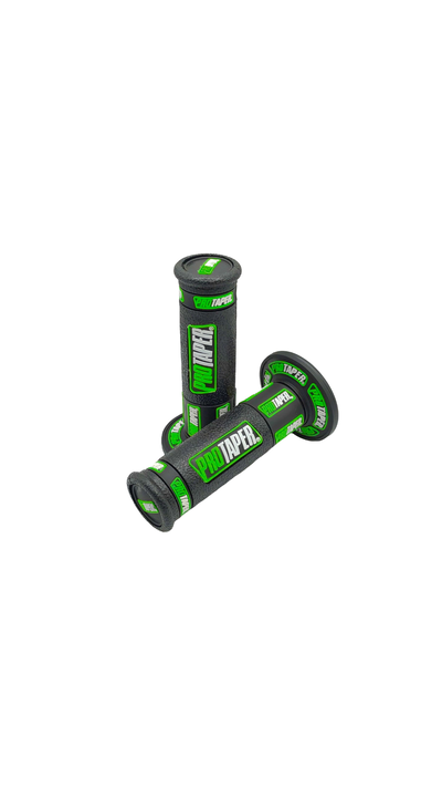 MANOPLAS PROTAPER NEGRO C/VERDE V2 (SIN TUBO)