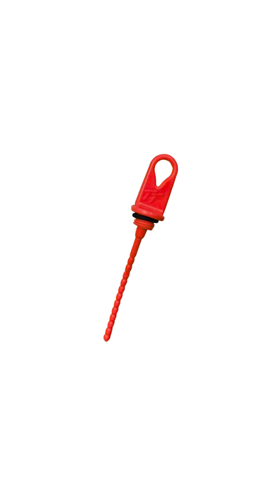MEDIDOR DE ACEITE ROJO PVC RECORTABLE