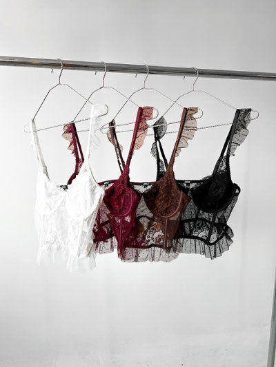 Corset Fiore(Encaje y Volados)