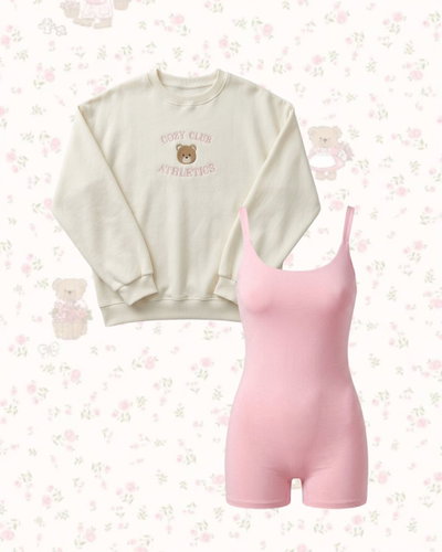 Set Cozy = Buzo comfy + Catsuit Paris soft