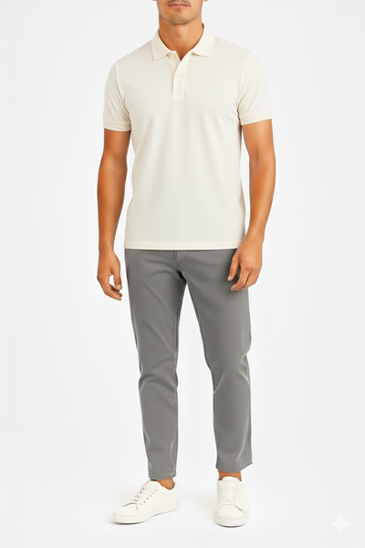 CHOMBA SMART CASUAL (WHITE)