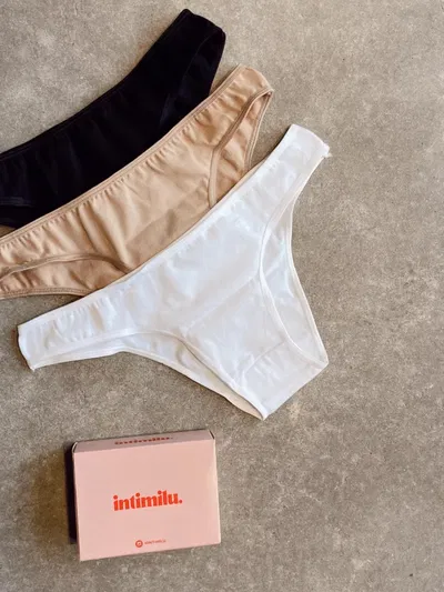 INTIMILU VEDETINA DE ALGODON Y LYCRA PACK X3