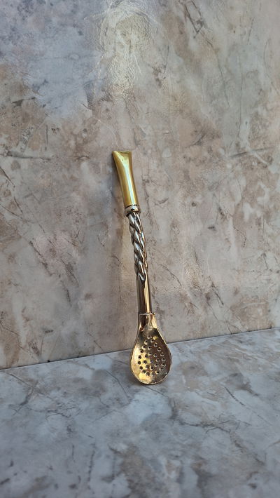 Bombillon Curvo cincelado