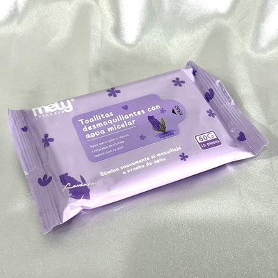 TOALLITAS DESMAQUILLANTES LAVANDA | MELY