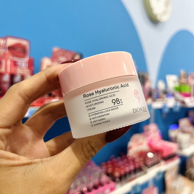 CREMA HIDRATANTE ROSAS + ACIDO H | BIOAQUA 