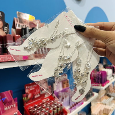 TOBILLERA DOBLE CON DIJE | FASHION ANKLET