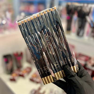 DELINEADOR DE OJOS + SACAPUNTAS NEGRO | BAOLISHI