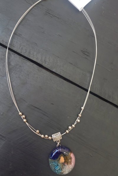 Collares vidrio cadena
