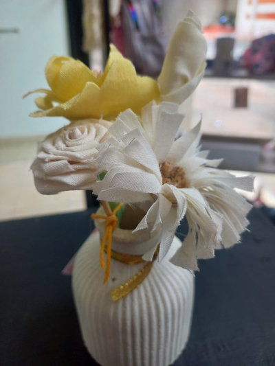 Florero cemento chico