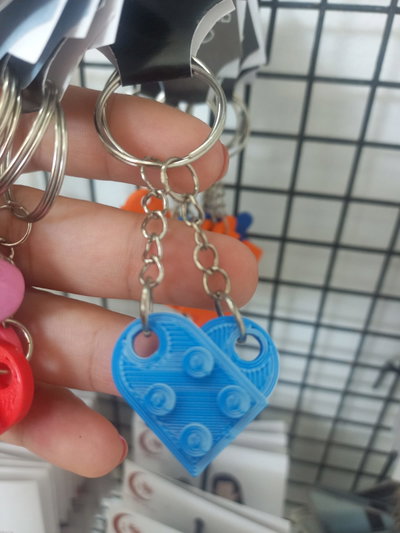 Llavero lego corazón