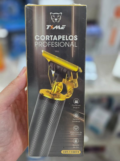 Corta pelo recargable metal