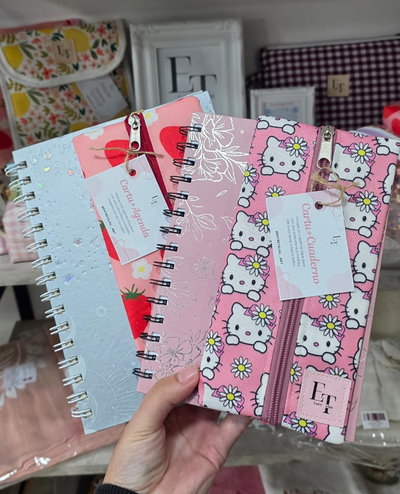 Cartuchera agenda/cuaderno 