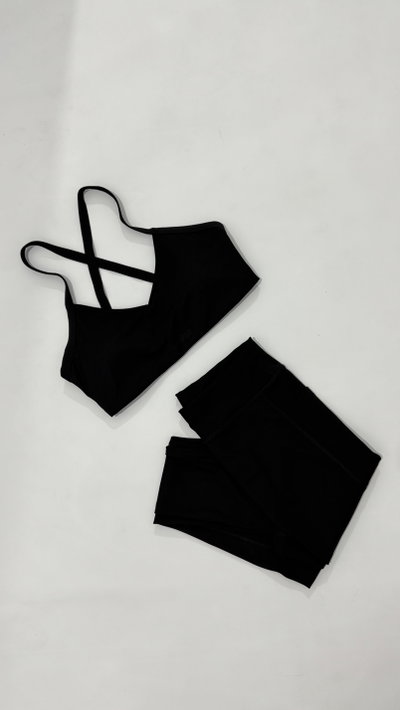 Set Musera Negro (sin frunce)