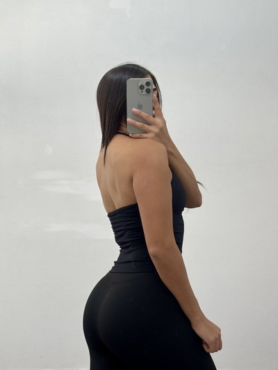 TOP ÁMBAR NEGRO