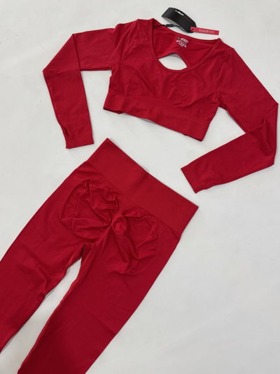 Set Irún Rojo (Con frunce)