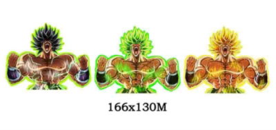 Sticker 3D DRAGON BALL Broly