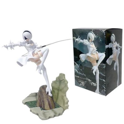 Figura NIER AUTOMATA 2B 26cm (modelo blanco)