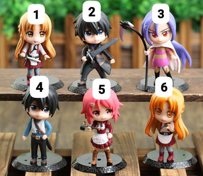 Figuras SWORD ART ONLINE 10cm