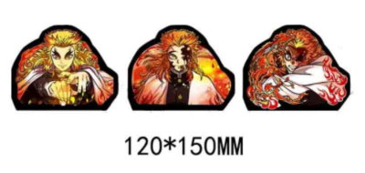 Sticker 3D DEMON SLAYER Rengoku
