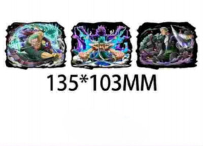 Sticker 3D ONE PIECE Zoro