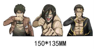 Sticker 3D ATTACK ON TITAN Eren Jaeger
